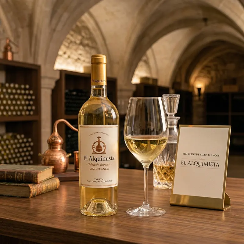 seccion-vinos-blancos-restaurante-el-alquimista